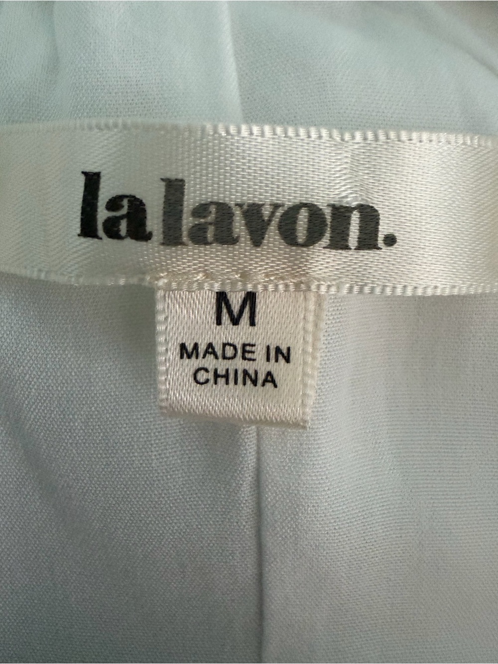 Lalavon One Shoulder White Poplin Babydoll Mini Dress with Black Piping - M - Picture 3 of 6